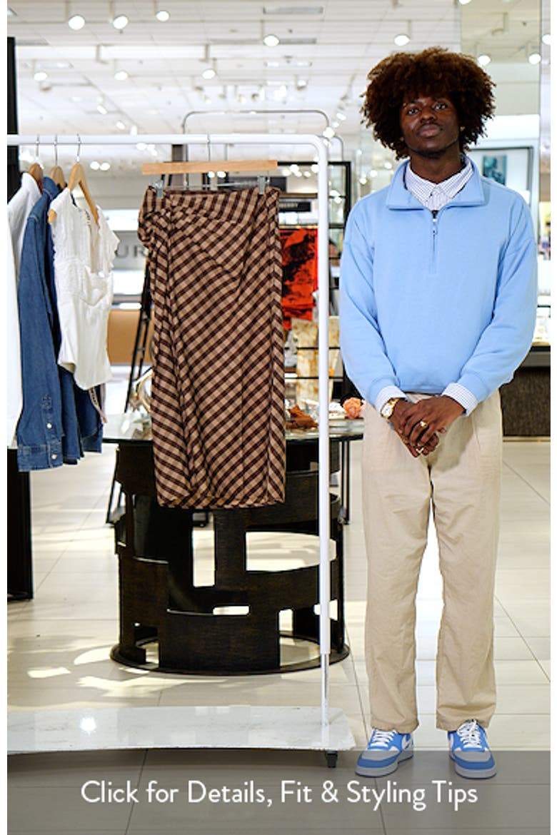 Gingham Midi Skirt video