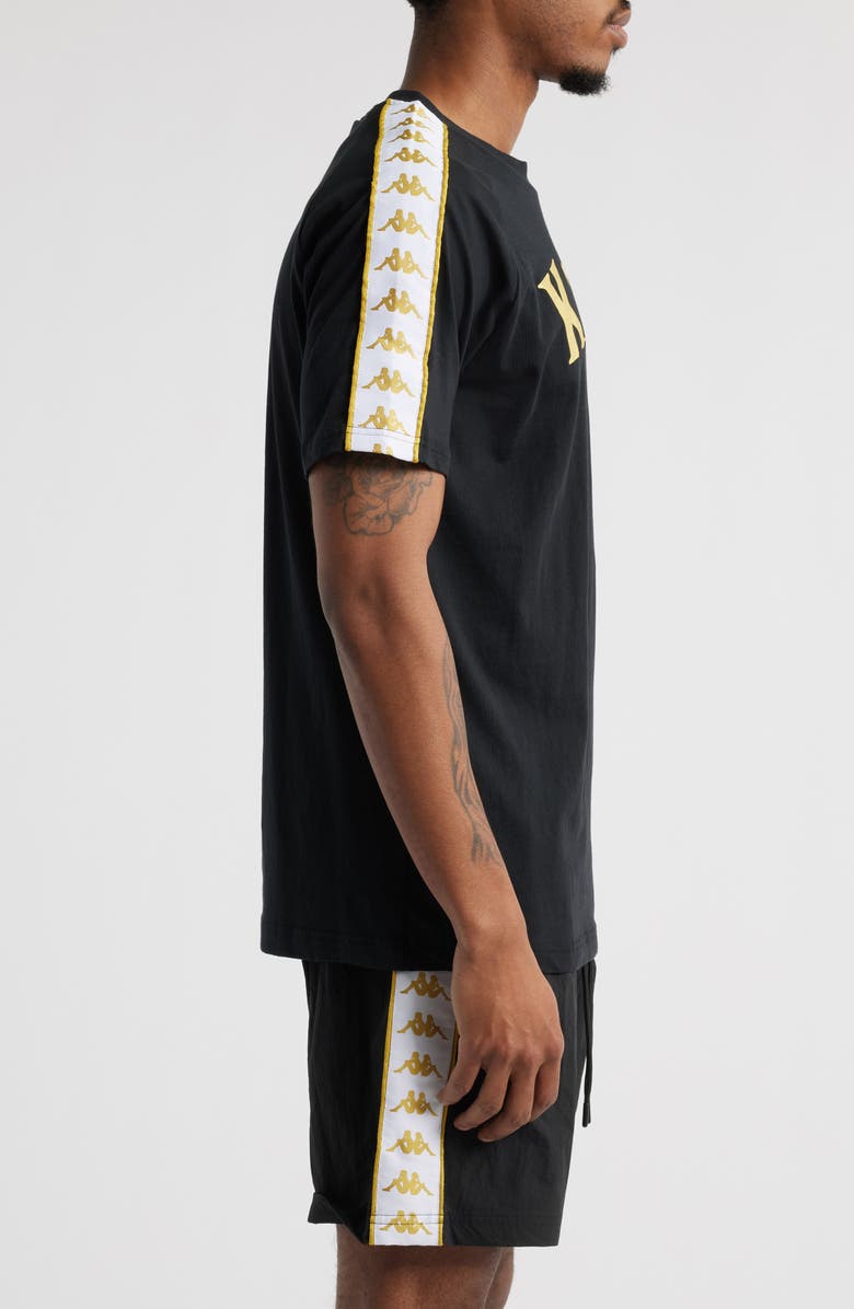 KAPPA 222 Banda Balima Logo Graphic T-Shirt, Alternate, color, Black-Yellow Gold Rich-White