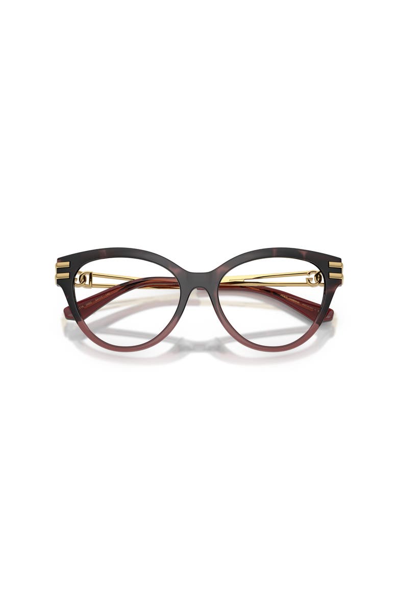 54mm Cat Eye optical glasses, Alternate, color, Red