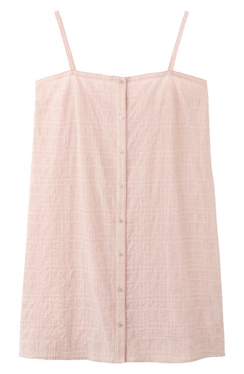 Picot Stretch Cotton Nightgown