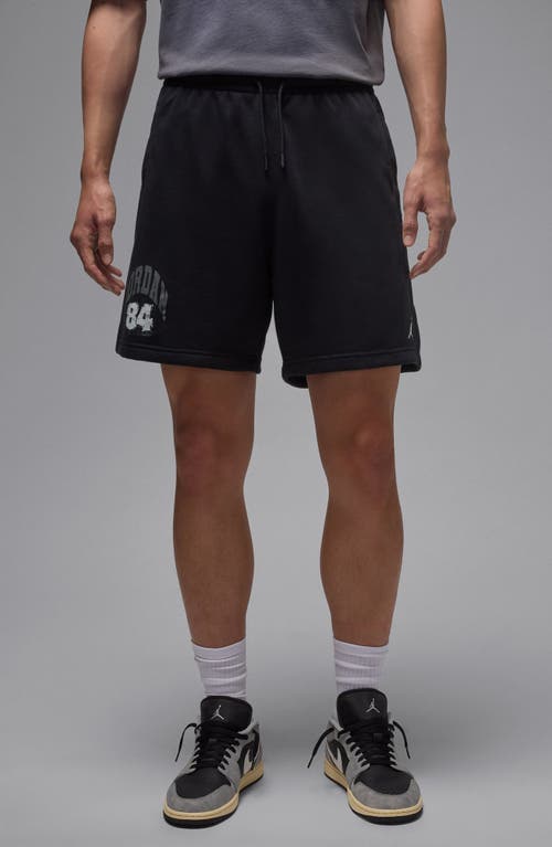 Jordan Collegiate Fleece Shorts In Black