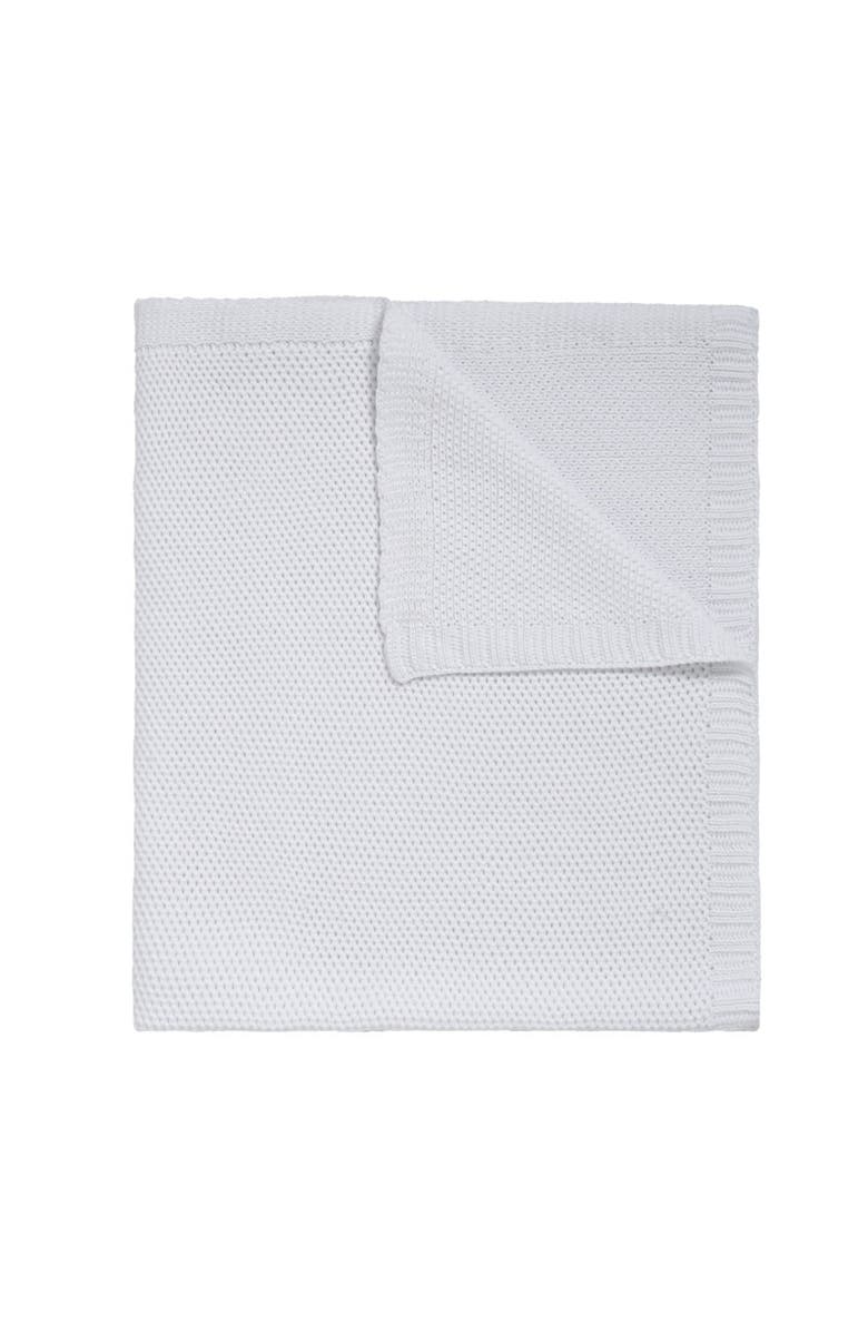 Nellapima Honeycomb Knit Blanket - Baby, Alternate, color, Blue