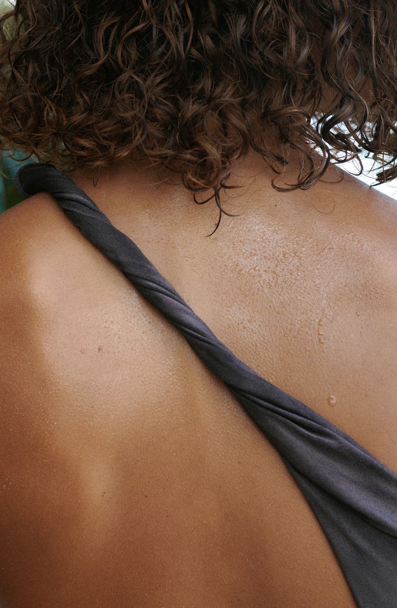 MANGO Asymmetric One-Shoulder One-Piece Swimsuit, Alternate, color, 