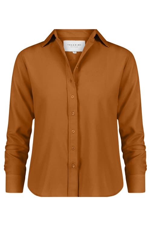 The Shirt By Rochelle Behrens The Signature Shirt In Brown