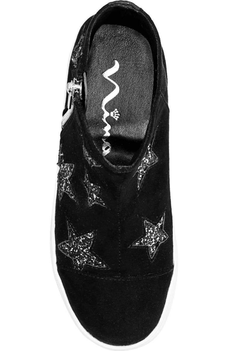 Nina Jacqui Glitter High Top Sneaker, Alternate, color,