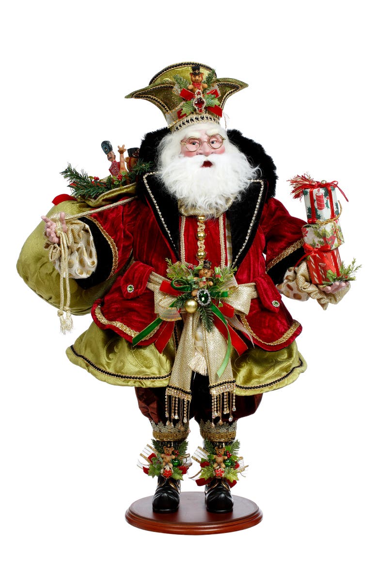Mark Roberts Santa With Presents, Main, color, Red