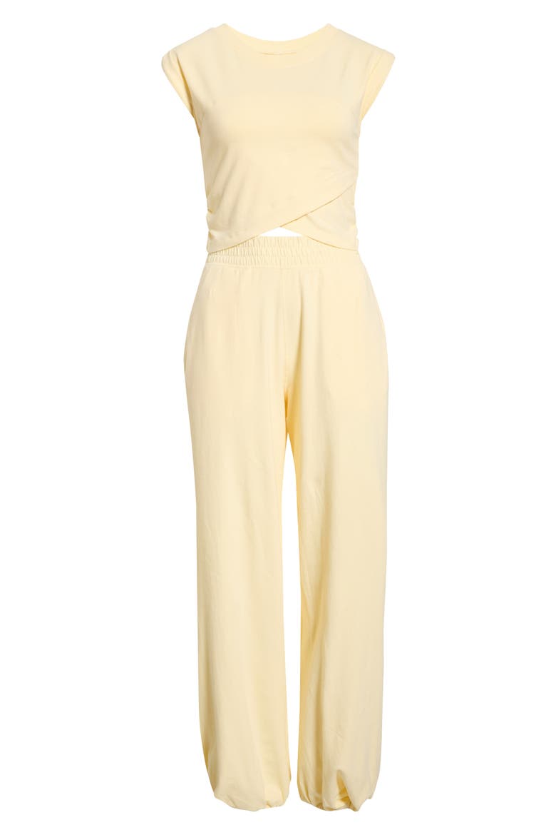 FP Movement Hot Shot Crossover T-Shirt & Joggers Set, Main, color, SUNLIT YELLOW