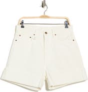R13 Nina High Waist Denim Shorts