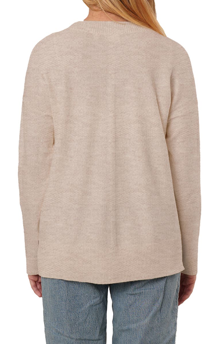 CYRUS Yummy Crewneck Sweater, Alternate, color, Kitten Heather