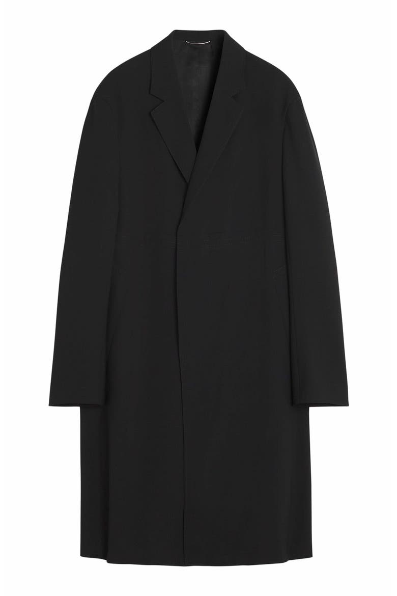 Wool Coat, Alternate, color, Black