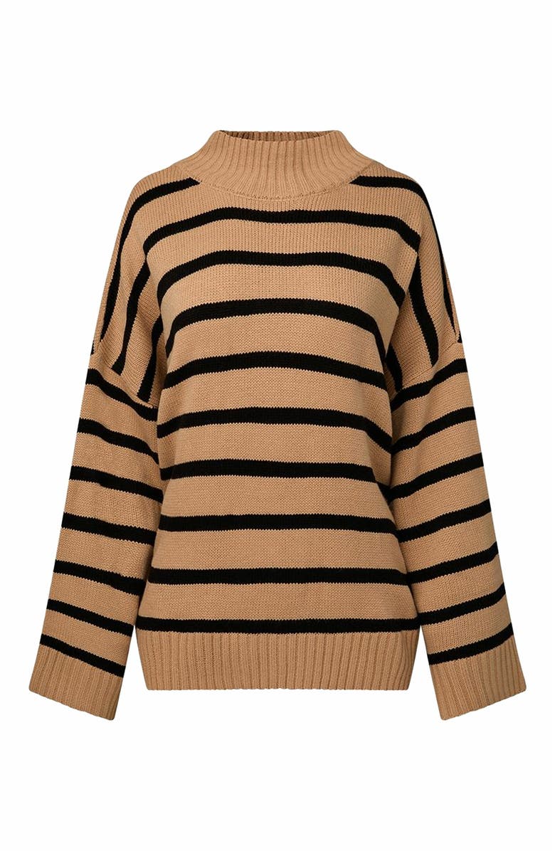 WeWoreWhat Oversized Funnel Neck Sweater, Main, color, 
