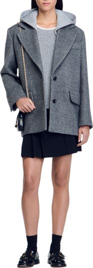 Herlipto Odette Wool-Blend Coat ピーコート