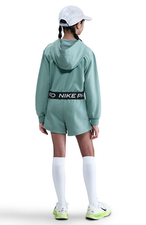 Nike Pro Fleece Big Kids' (girls') Dri-fit Shorts In Green