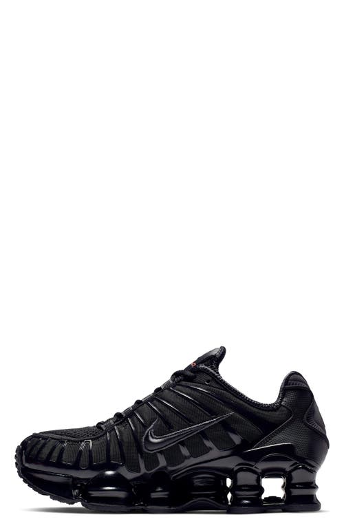 Nike Tl Shox Rubber Outsole Sneakers In Black