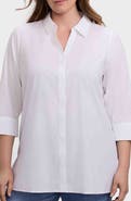 Foxcroft Pamela Non-Iron Stretch Tunic Blouse