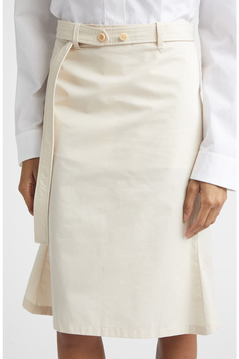 Cotton Utility Skirt, Alternate, color, IVORY