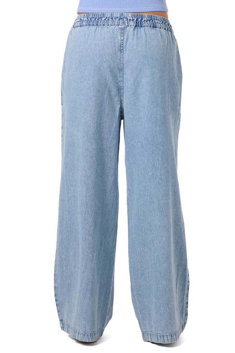 Sevie Drawstring Denim Pants, Alternate, color, DRIFTER