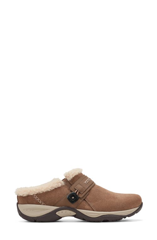 Easy Spirit Elinn Faux Shearling Mule In Brown