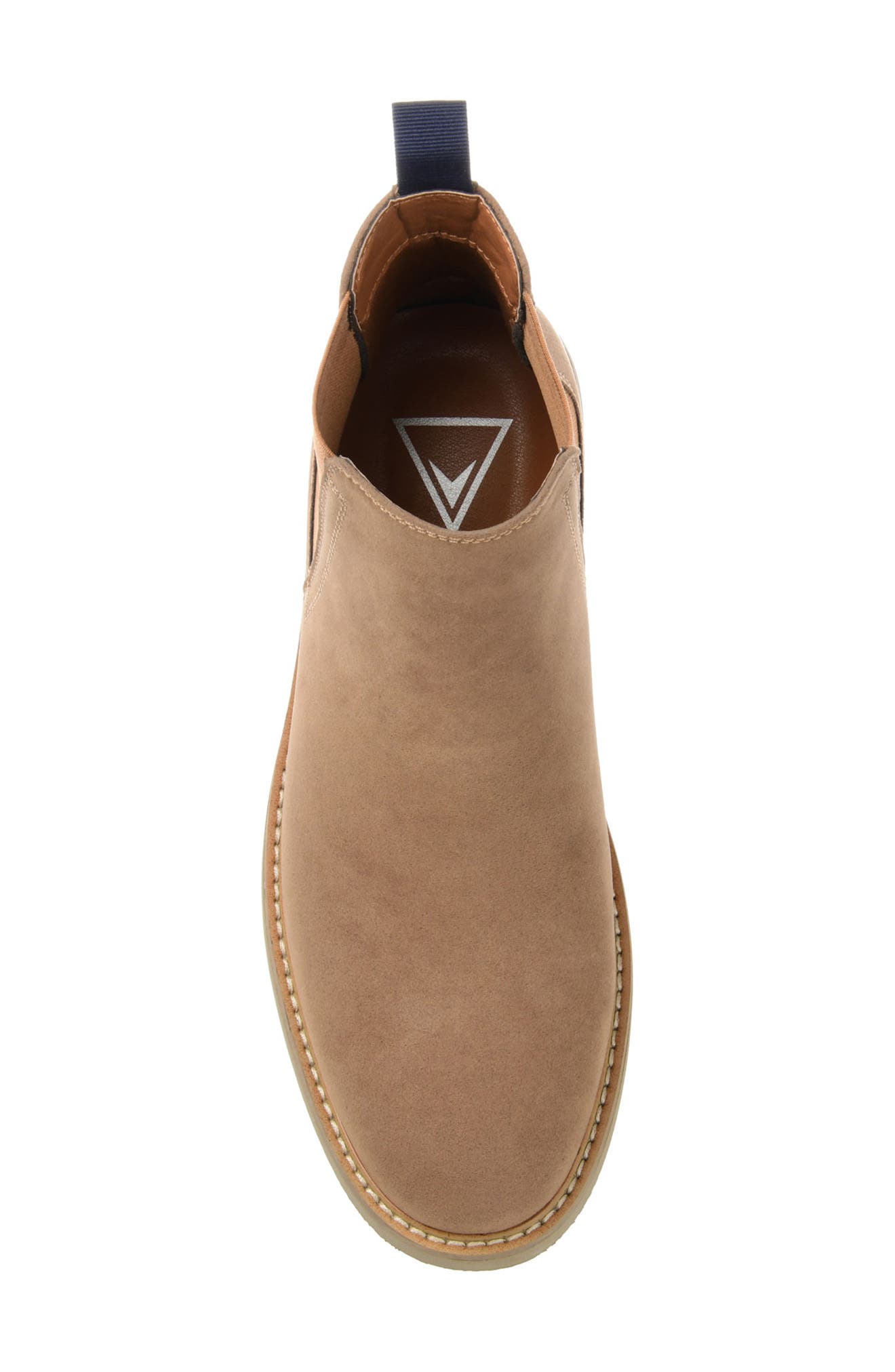 VANCE CO Marshon Vegan Suede Chelsea Boot, Alternate, color, Tan