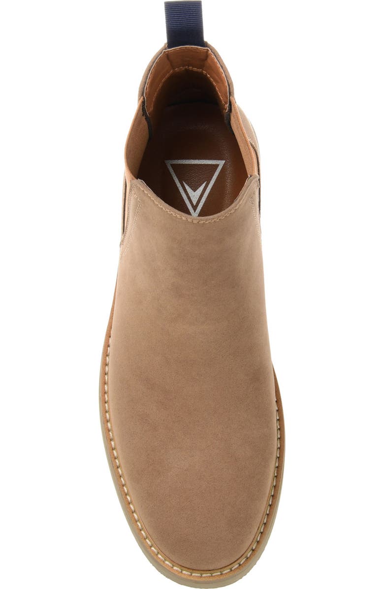 VANCE CO Marshon Vegan Suede Chelsea Boot, Alternate, color, Tan