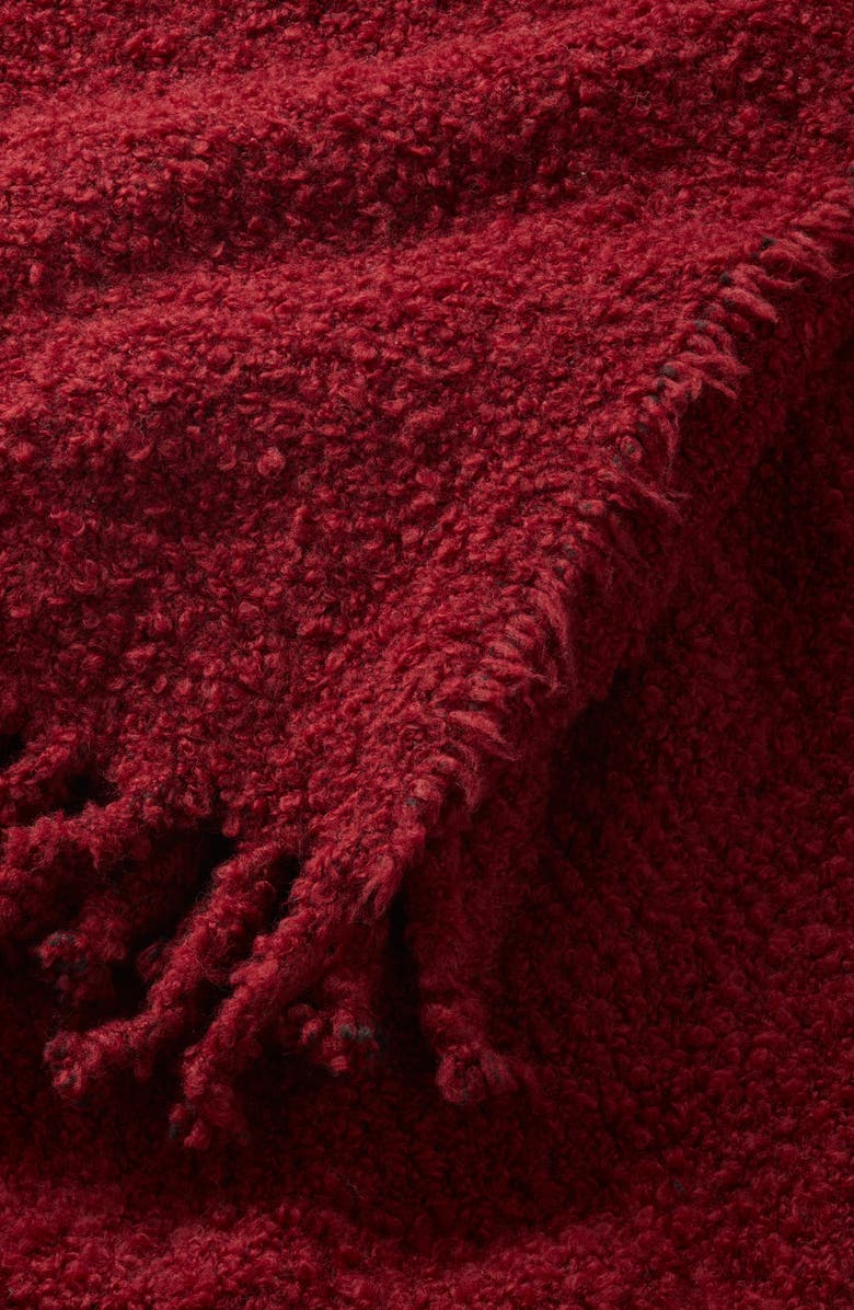 Nordstrom Haven Tassel Throw, Alternate, color, Red Grape