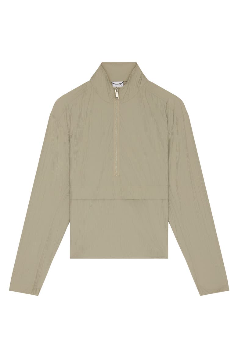 Courtside Half Zip Pullover, Alternate, color, BRUME