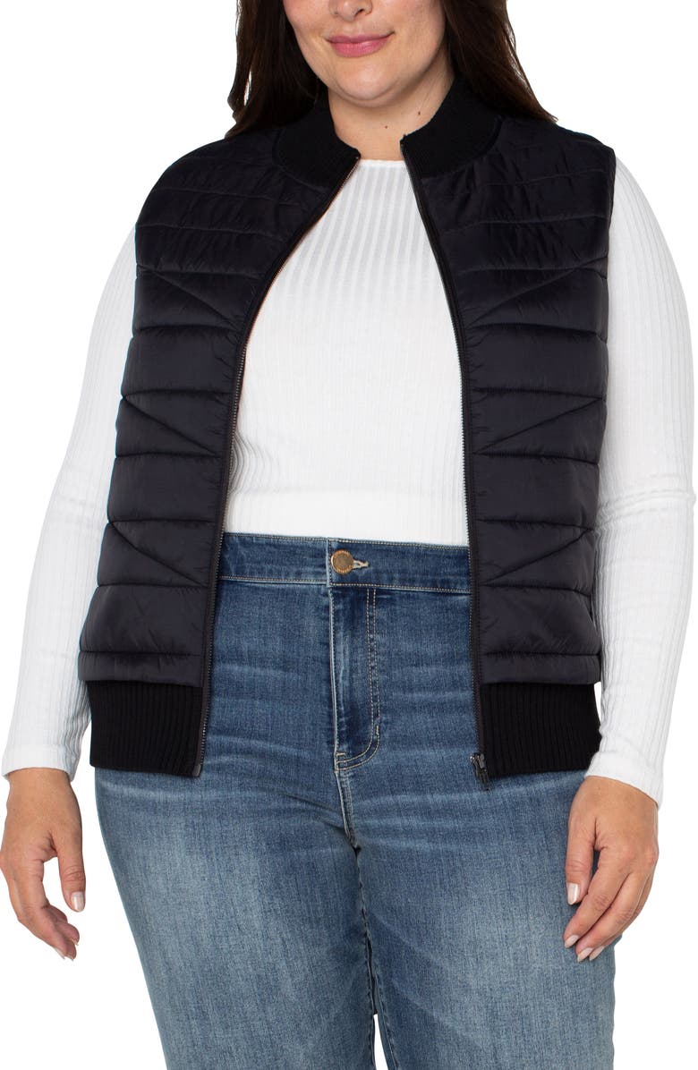 Liverpool Los Angeles Puffer Vest, Alternate, color,