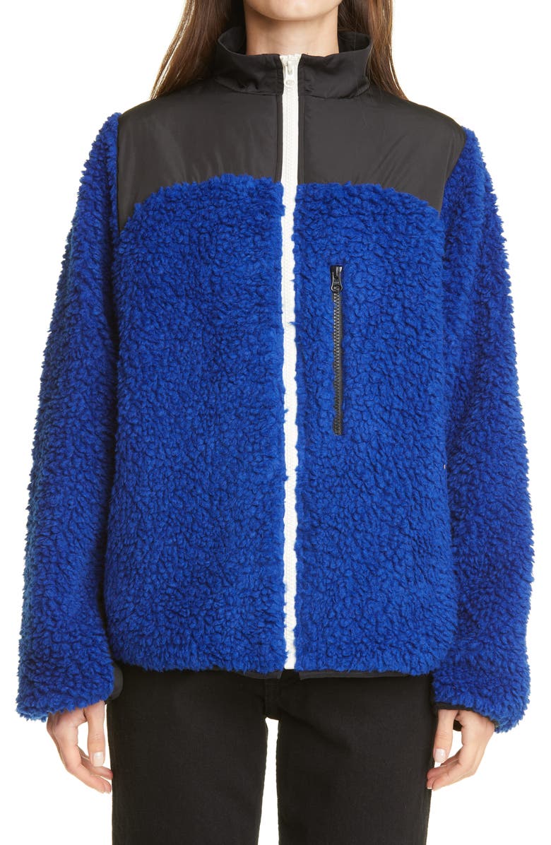 Sandy Liang Rushi Fleece Jacket, Main, color, 