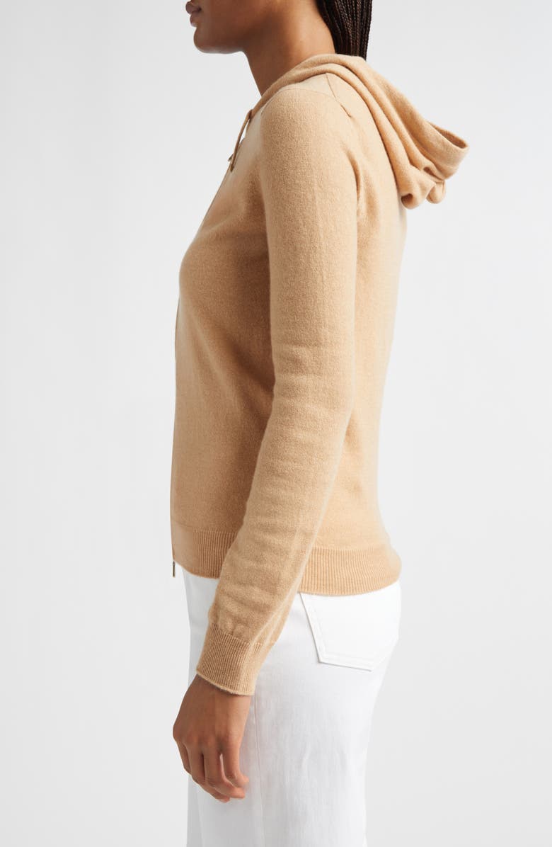 Eleventy Cashmere Zip Hoodie, Alternate, color, 04 Camel