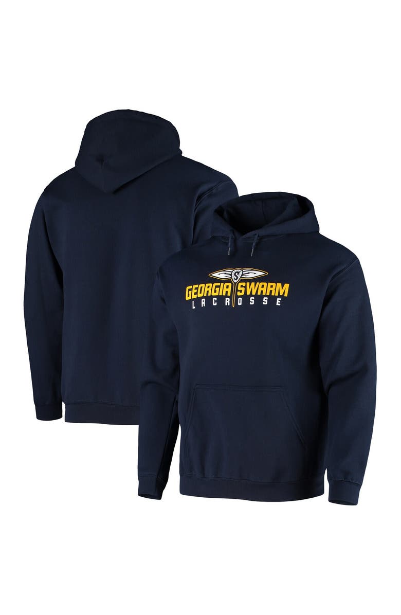 ADPRO Sports Men's Navy Georgia Swarm Solid Pullover Hoodie, Alternate, color, 