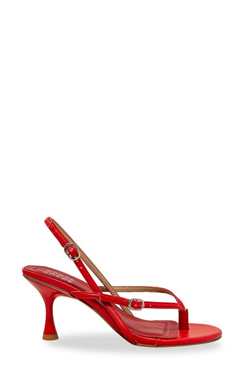 Chase & Chloe Chase And Chloe Nadine Slingback Sandal In Red
