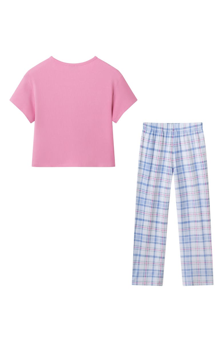 Andy & Evan Kids' Two-Piece Pajamas, Alternate, color, Pink Green