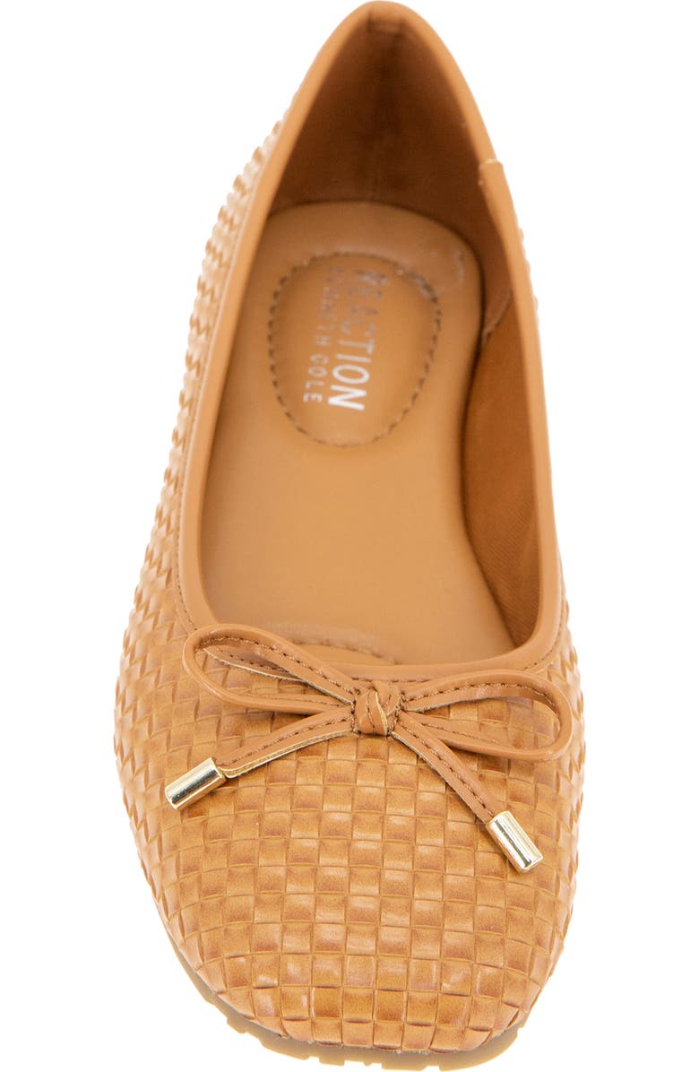 Reaction Kenneth Cole Elstree Ballet Flat, Alternate, color, Tan Woven