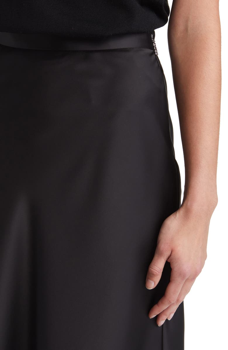 BOSS Vinarea Satin Midi Skirt, Alternate, color, 