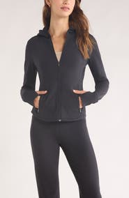 Zella Cozy Tech Zip Hooded Jacket