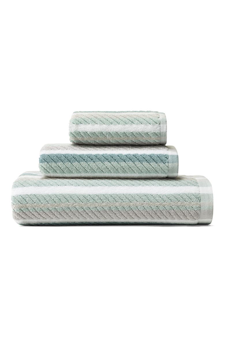Ocean Bay Stripe 3-Piece Towel Set, Main, color, BLUE