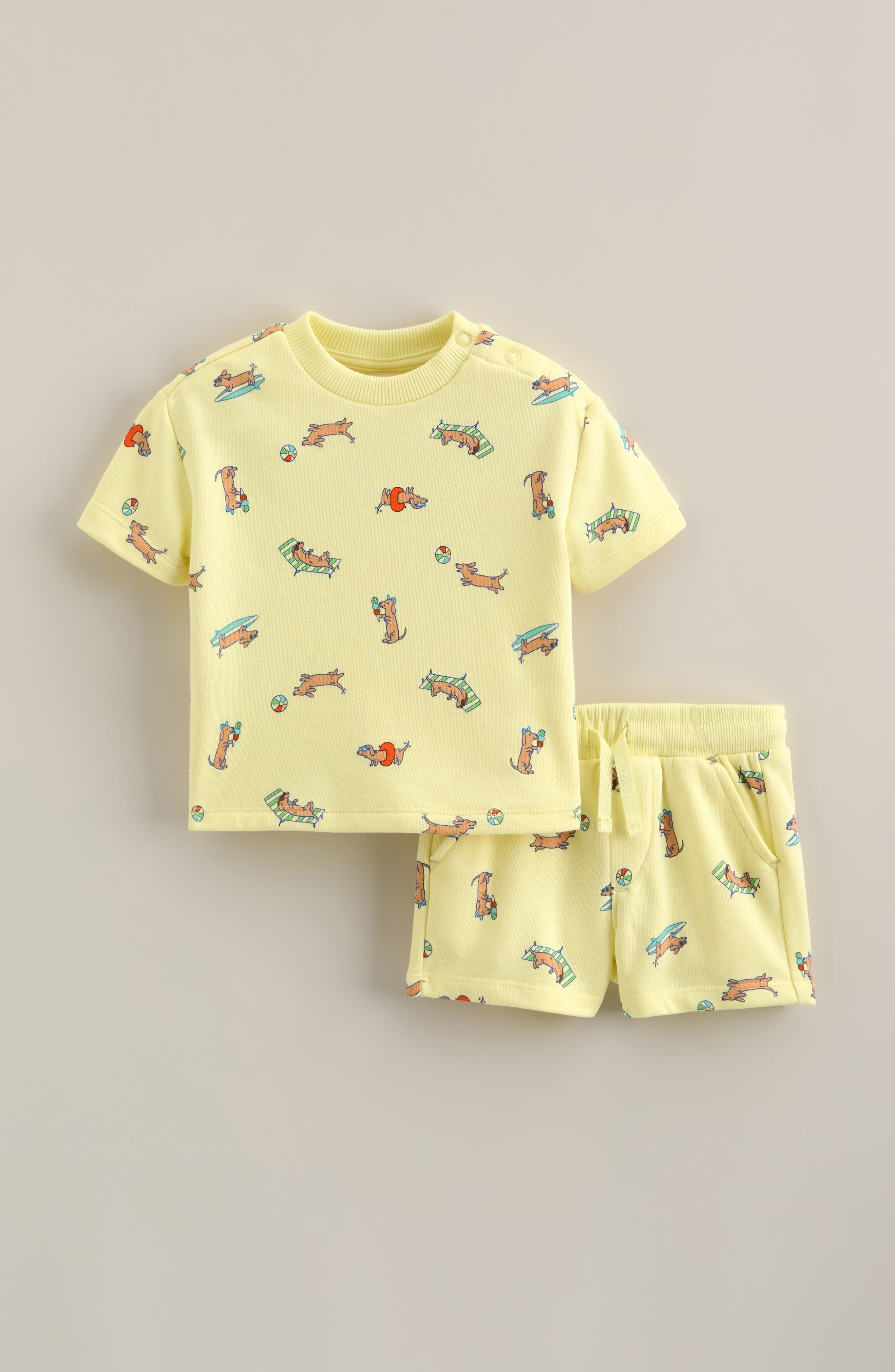 YELLOW CANDLE SUMMER DOGS