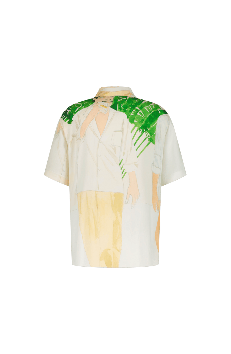 Rivieras Printed Cocktail Shirt, Alternate, color, Motif-Cocktail