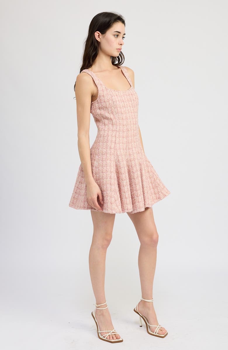En Saison Tessa Tweed Minidress, Alternate, color, 
