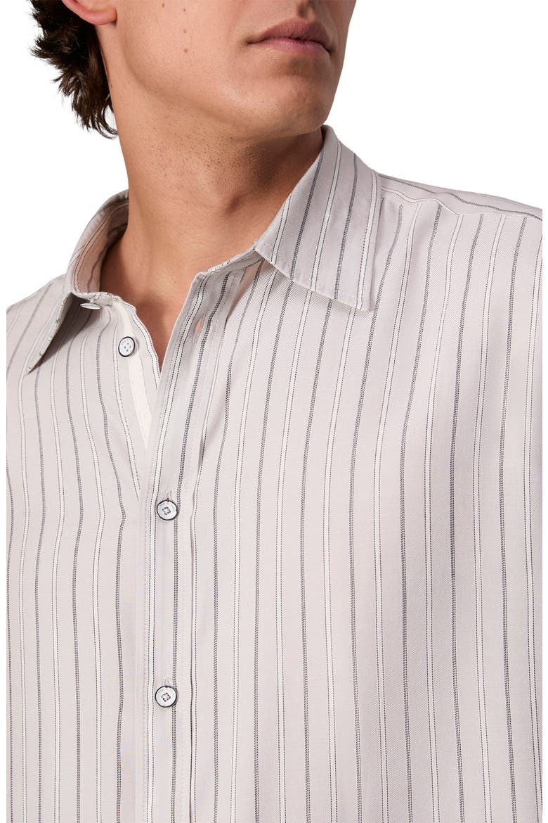 Matthew Stripe Button-Up Shirt, Alternate, color, WHITE STRIPE