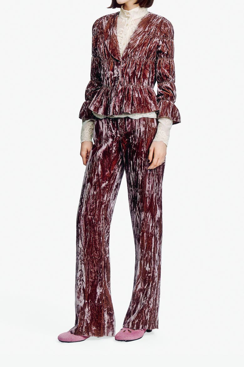 Crushed Velvet Victorian, Alternate, color, Mauve