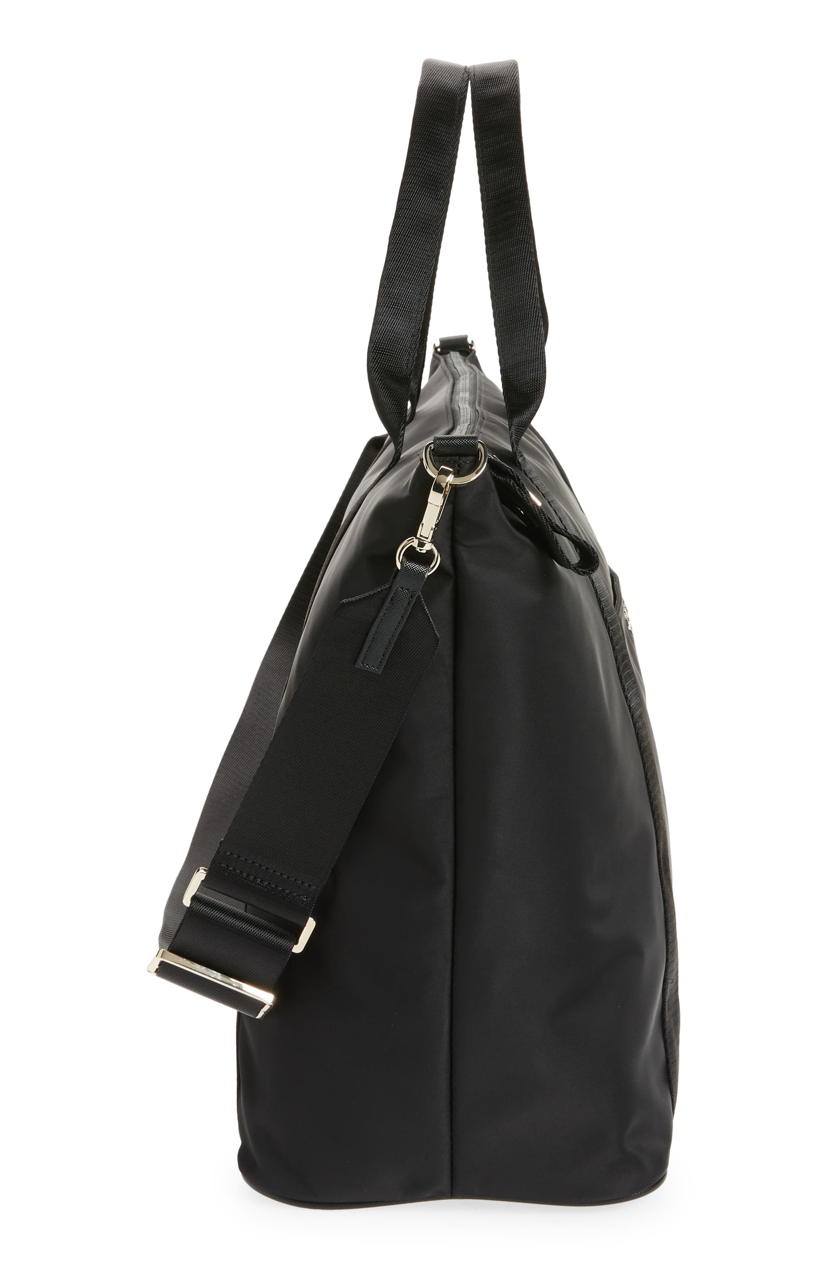 Naahla Large Tote, Alternate, color, BLACK