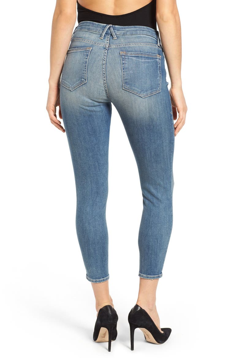 Good Legs High Rise Crop Skinny Jeans, Alternate, color, BLUE 010