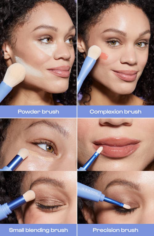 Alleyoop Overachiever 4-in-1 Makeup Brush In Transparent