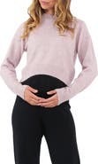 Ripe Maternity Tia Crop Maternity/Nursing Sweater