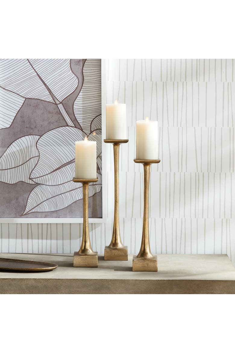 Milton Candle Stand, Alternate, color, Gold
