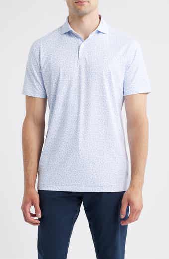 Peter Millar Olive Grove Martini Print Performance Jersey Polo