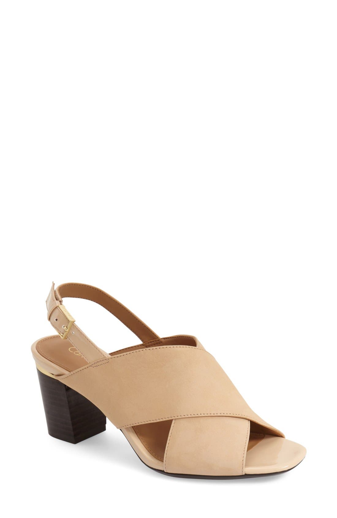 Calvin Klein 'Cindya' Slingback Sandal, Main, color, 