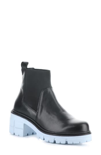 Bos. & Co. Bianc Lug Sole Chelsea Boot In Black