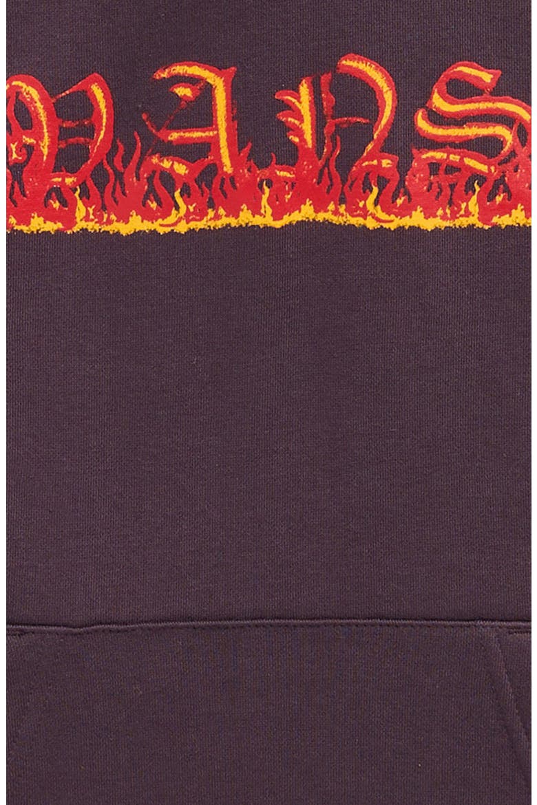 Kids' Inferno Graphic Hoodie, Alternate, color, DARK PORT